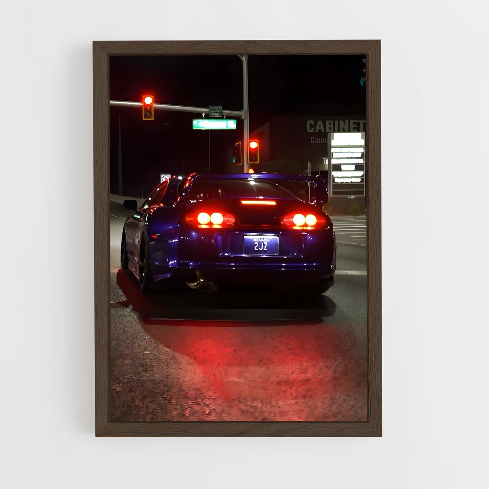 Poster Nuit Vrombissante – affiche Toyota (vue 5)